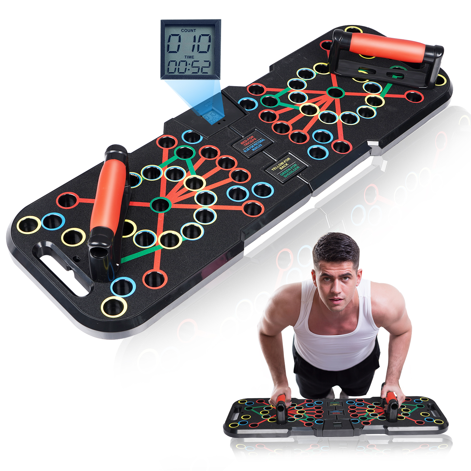 POSKOU 41 in 1 Push up Board with Counter
